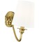 Z-Lite Gianna Wall Sconce, 3-Light, 32 In.W x 10 In.L x 9.75 In.H, Modern Gold/White 7509-3S-MGLD - alternate 3
